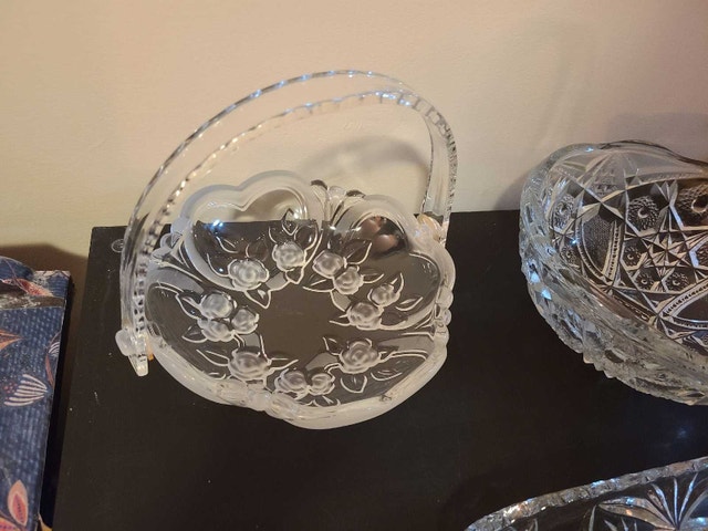 Vintage Cut Glass Serving Set - photo 5