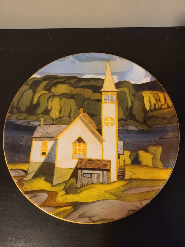 Coalport Anglican Church at Magnetawan Plate