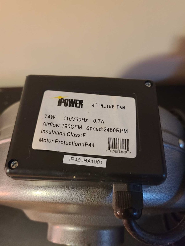 iPower 4-inch Inline Fan - photo 4