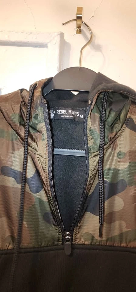 Rebel Minds Camouflage Half-zip pullover windbreaker - photo 2