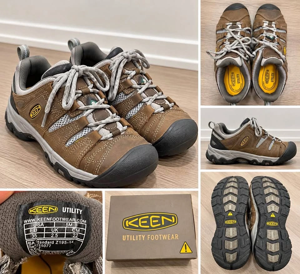 KEEN Utility Safety Work Shoes | Size 5 | Worn Once | With Box