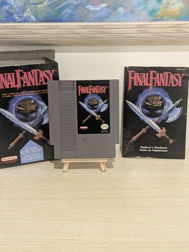 Final Fantasy 1 NES (Game, Box, Manual) (Nintendo, 1987)