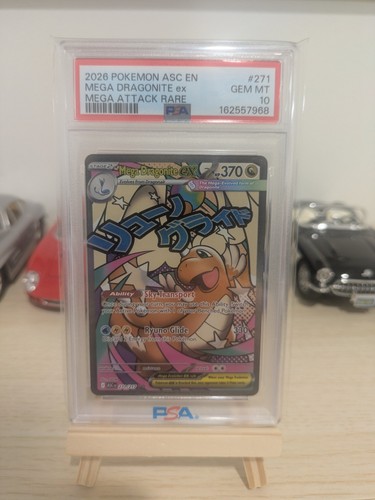 POKEMON - MEGA DRAGONITE EX 271/217 PSA 10