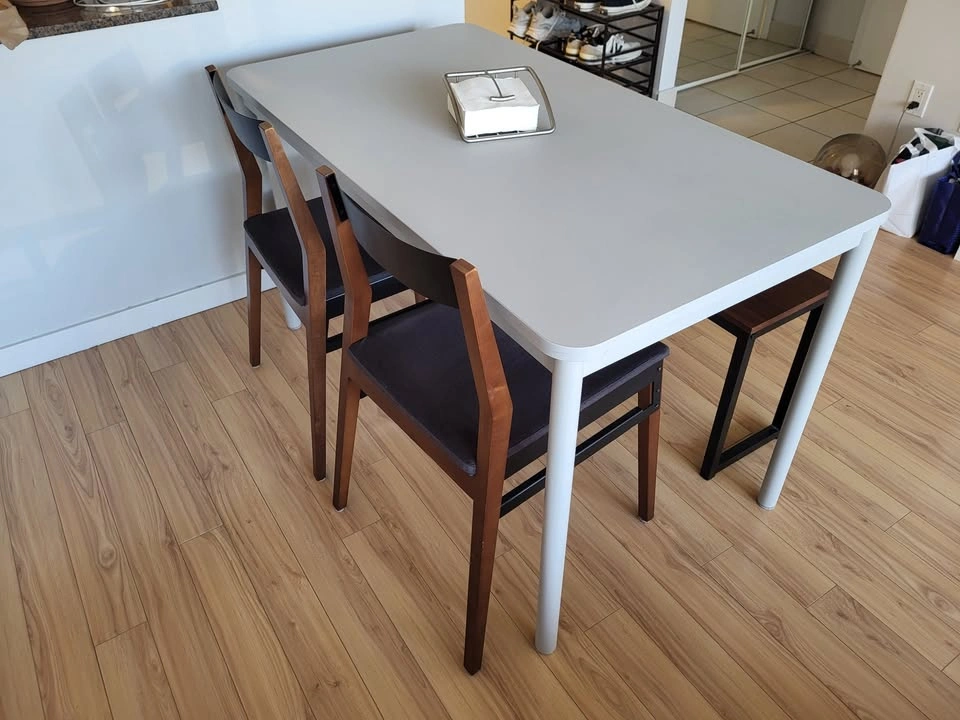 Dining Set: 2 Chairs, 1 bench - photo 2