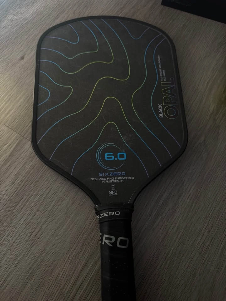 Six Zero Black Opal 14mm Pickleball Paddle | Original Cover - photo 3