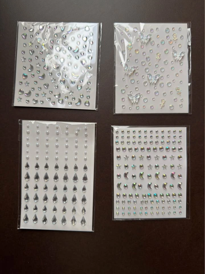 Aaiffey Face Gems Self-Adhesive Rhinestones - photo 5