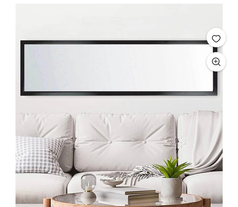 Black Full-Length Wall Mirror | Like New | No Scratches - photo 3