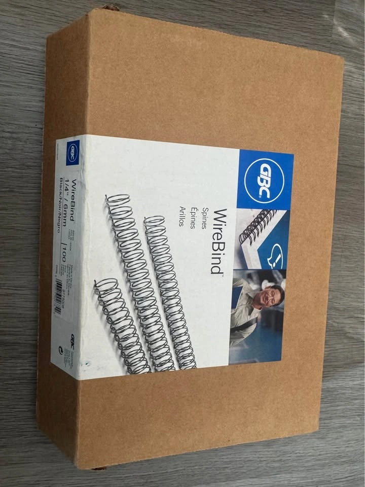 GBC WireBind Binding Spines – 100 Pack | Brand New - photo 2