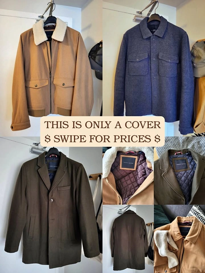 MEN'S SMALL TOMMY HILFIGER JACKET/COAT (READ DESCRIPTION)