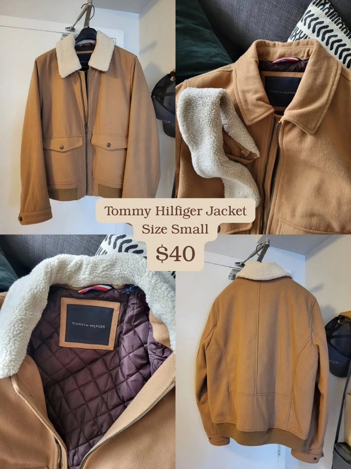 MEN'S SMALL TOMMY HILFIGER JACKET/COAT (READ DESCRIPTION) - photo 3