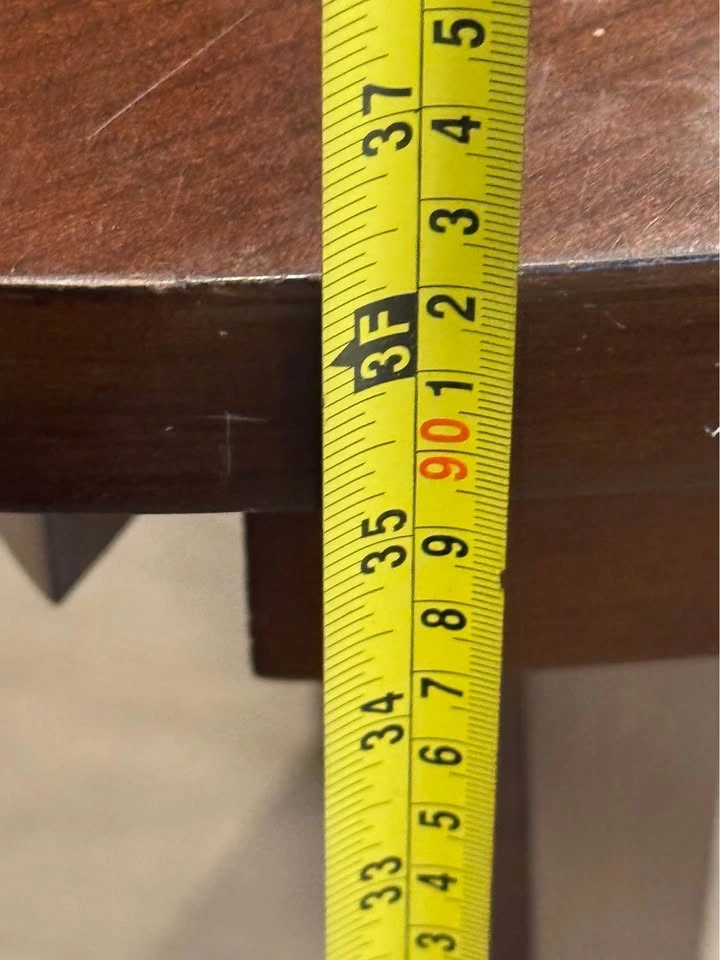 Triangular Solid Wood End Table - photo 3