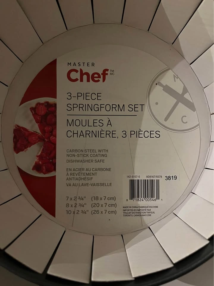 Master Chef 3-Piece Springform Set - photo 3