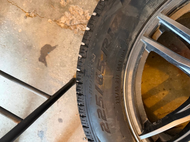 225/65/17 Pirelli Ice Zero F on alloy wheels with TPMS 8/32 - photo 3