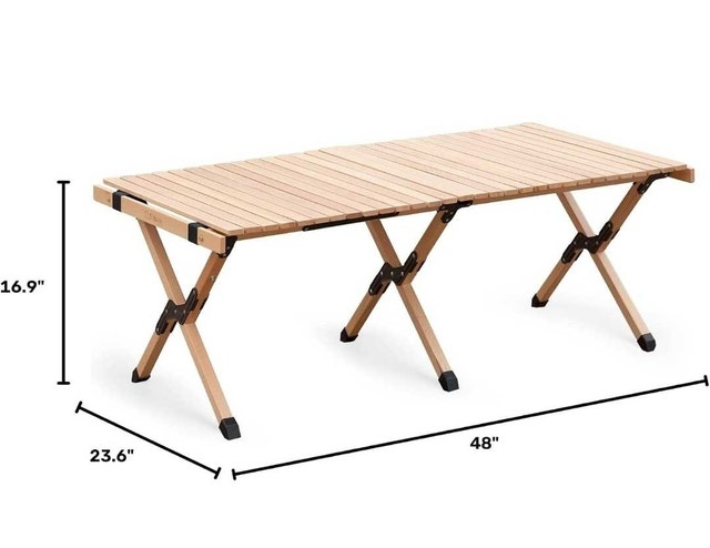 S'more Folding Picnic Table, Portable Camping Table