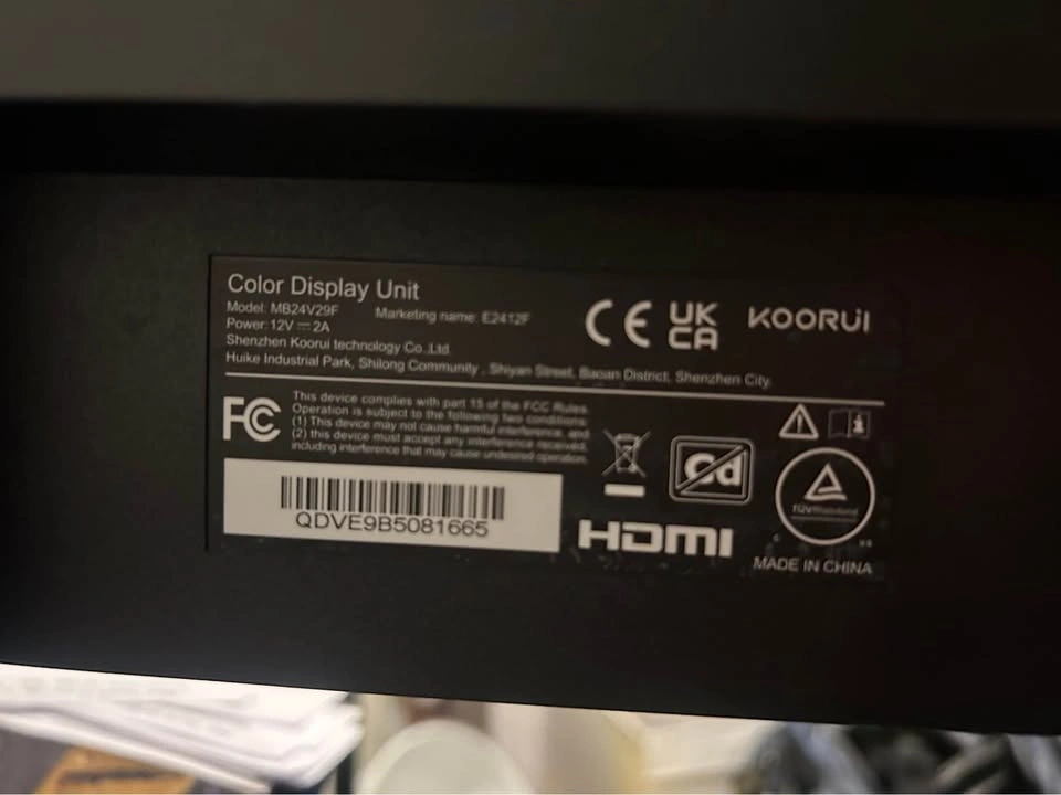 KOORUI MB24V29F 24-inch Monitor - photo 2