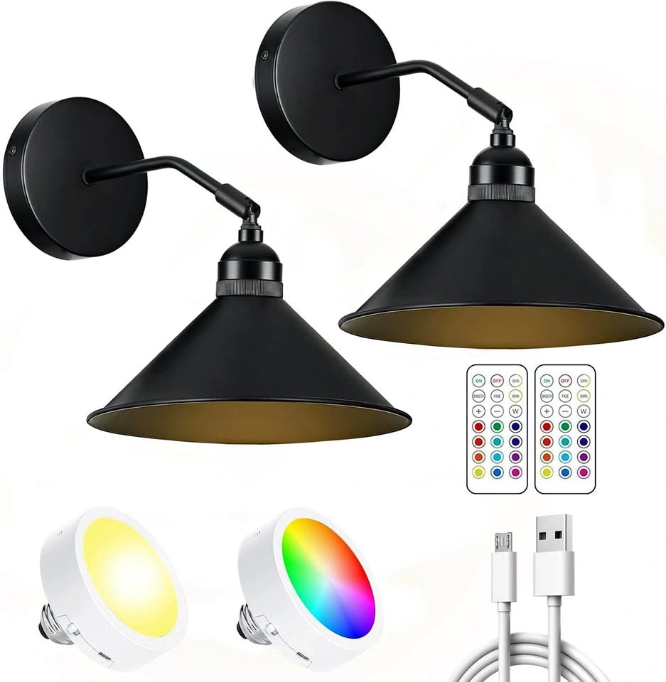 BNIB - Set of 2 battery operated wall sconces