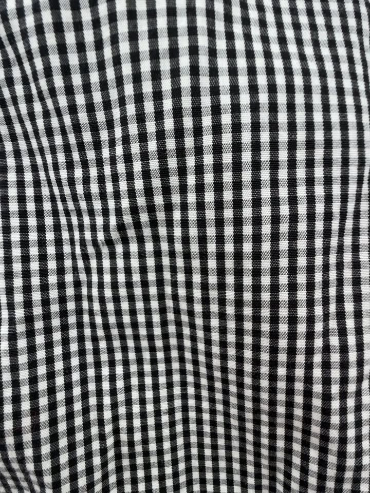 Calvin Klein Black and White Check Button-Up Shirt - Men's XL - photo 4