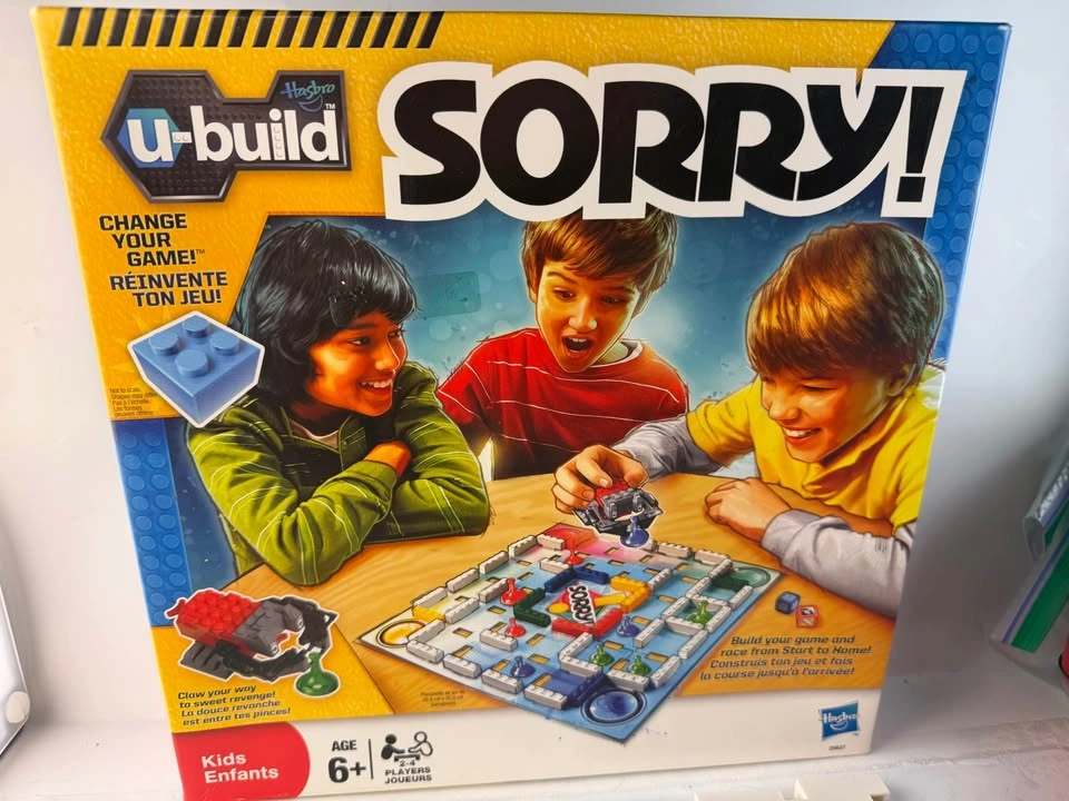 U-Build Sorry Board Game - 100% Complete & Excellent Condition - photo 4