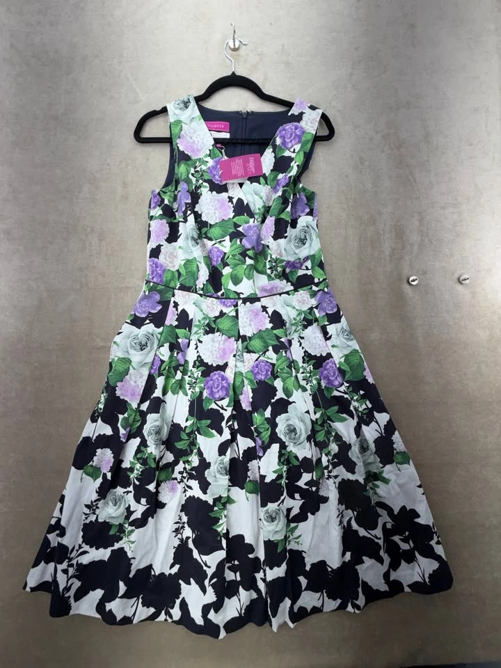 NWT Talbots x O, The Oprah Magazine Hydrangea Dress - Size 8