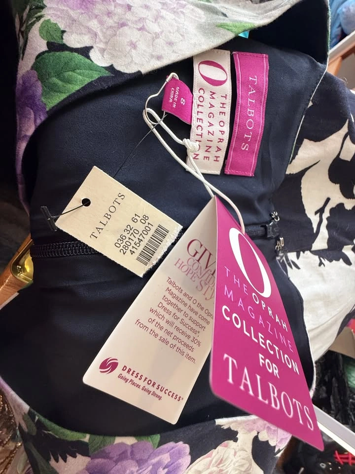 NWT Talbots x O, The Oprah Magazine Hydrangea Dress - Size 8 - photo 5