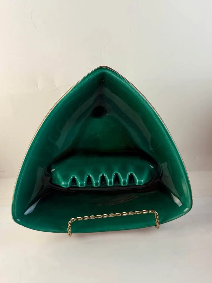 Vintage 1960s Mid-Century Modern California Pottery Ashtray - photo 2
