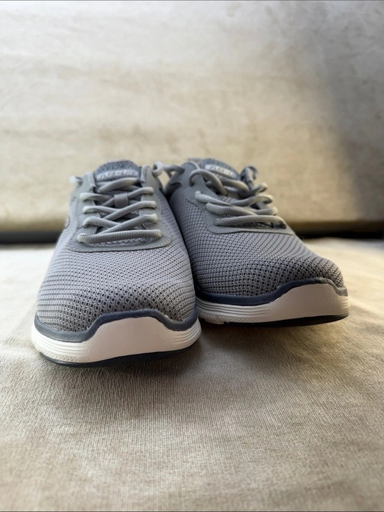Skechers Men's Gray Mesh Athletic Sneakers - photo 2