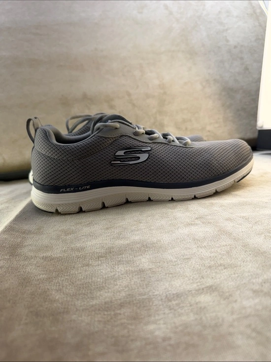 Skechers Men's Gray Mesh Athletic Sneakers - photo 5
