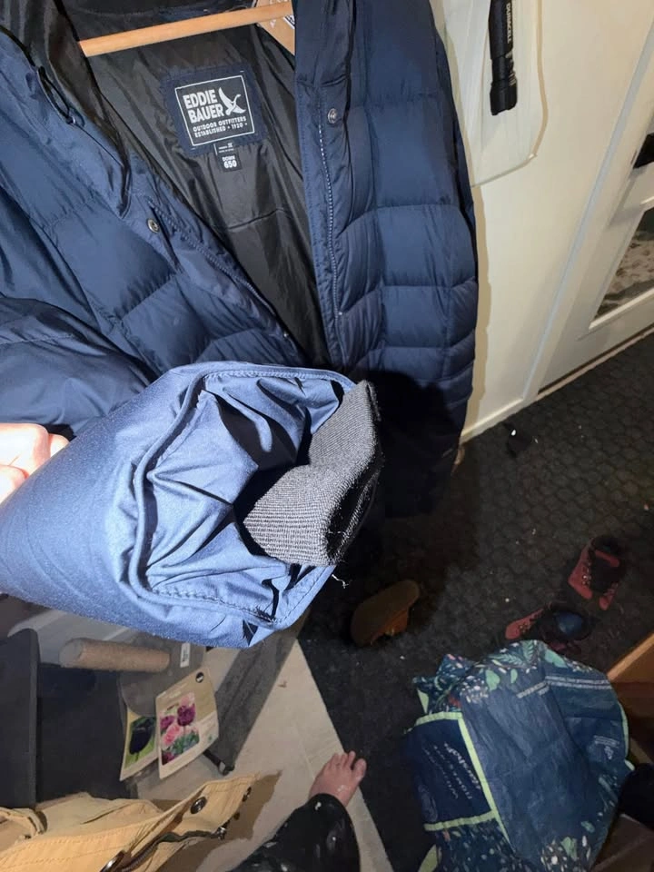 Eddie Bauer Women's Navy Blue 650 Down Puffer Coat Size 3X - photo 2