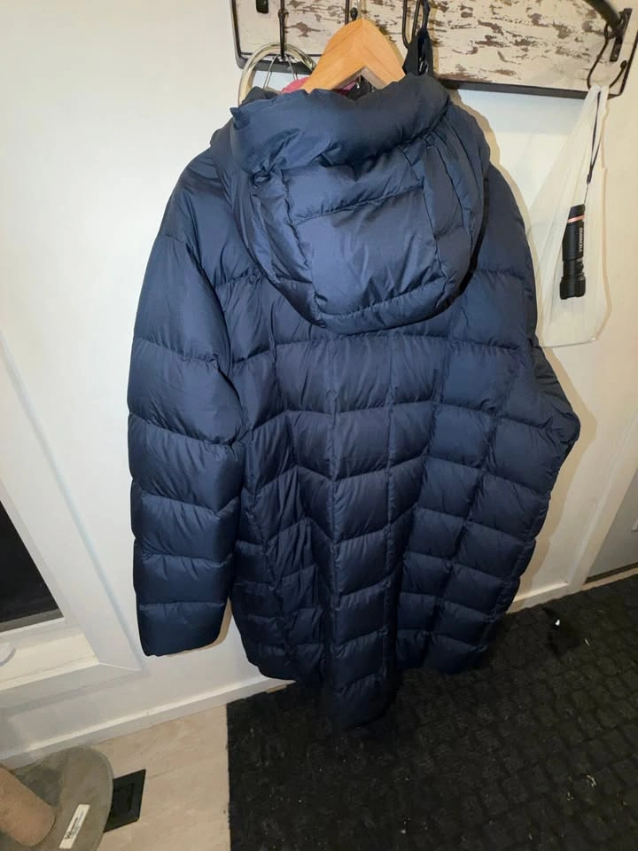 Eddie Bauer Women's Navy Blue 650 Down Puffer Coat Size 3X - photo 3