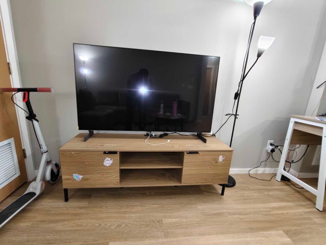 Modern TV Stand with Built-In Charging Station - photo 4