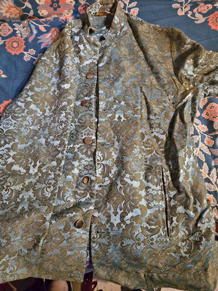 Vintage Green Floral Jacket