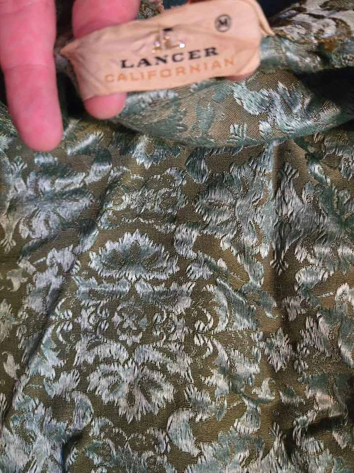 Vintage Green Floral Jacket - photo 3