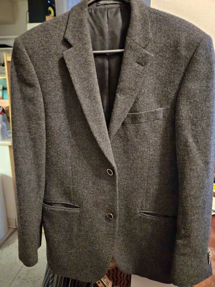 Nautica Grey Wool Blazer Size 38S
