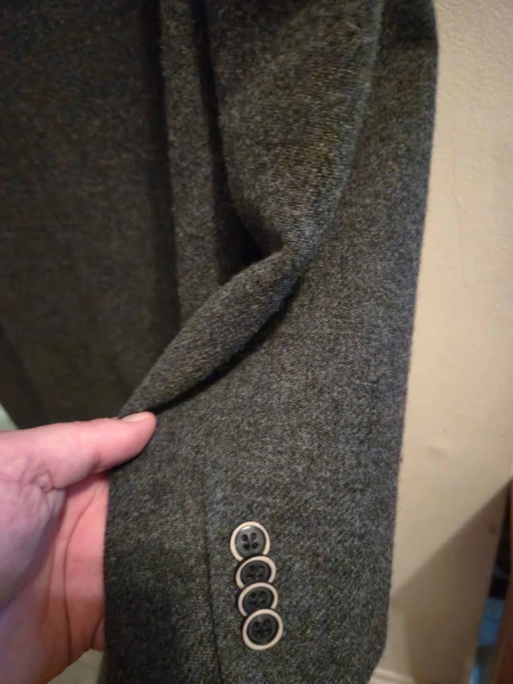 Nautica Grey Wool Blazer Size 38S - photo 5