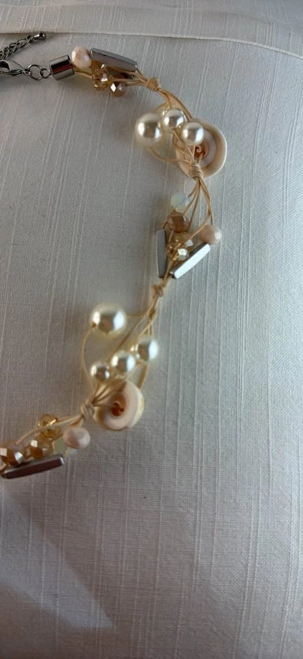 Vintage Gold-Tone Chevron Pendant Necklace - photo 3