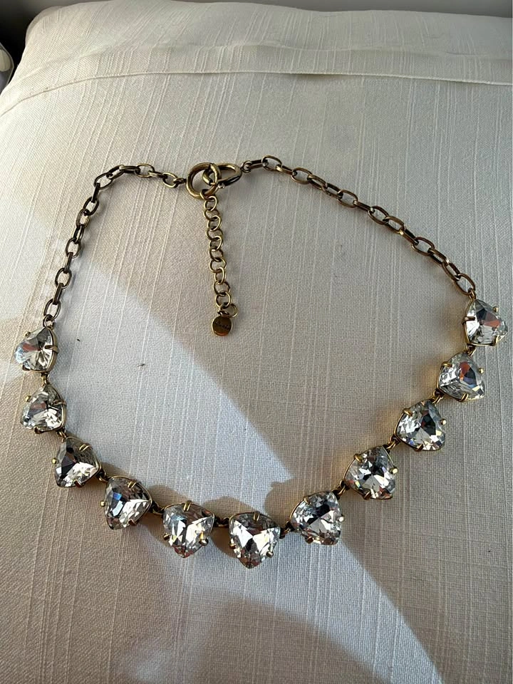 Stella & Dot Somervell Crystal Necklace – Excellent Condition
