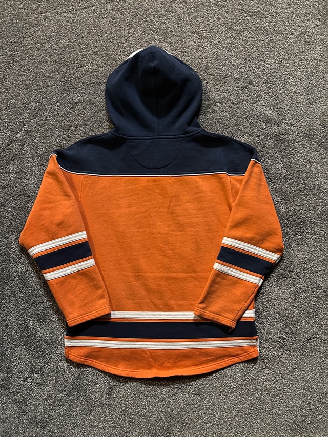 47 brand Oilers lacer hoodie size medium - photo 5