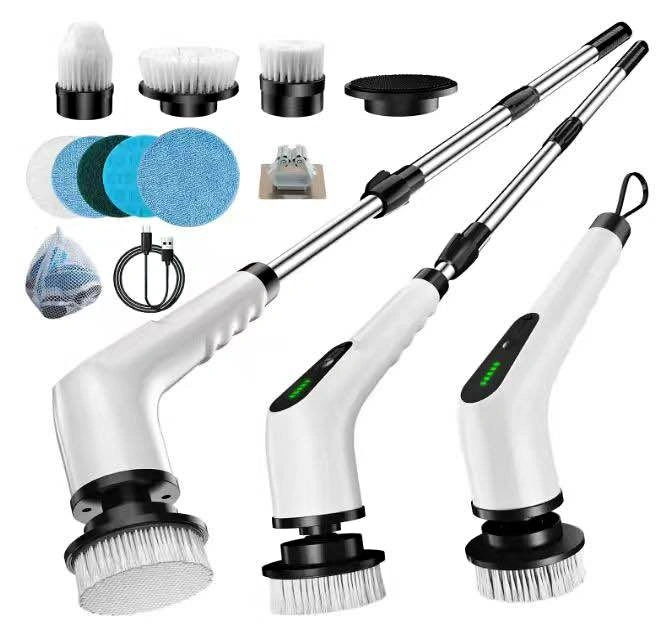 Electric Spin Scrubber - Cordless Cleaning Brush with Extension