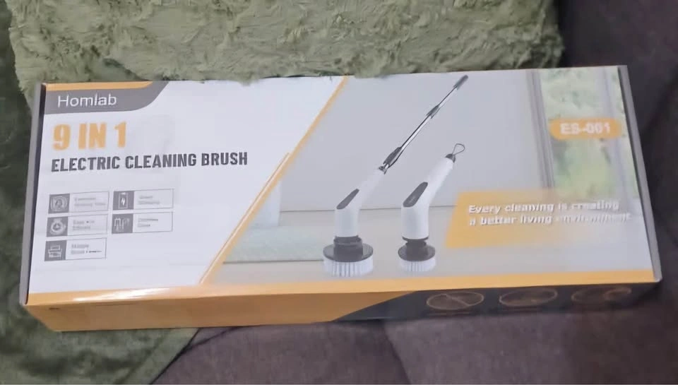 Electric Spin Scrubber - Cordless Cleaning Brush with Extension - photo 2