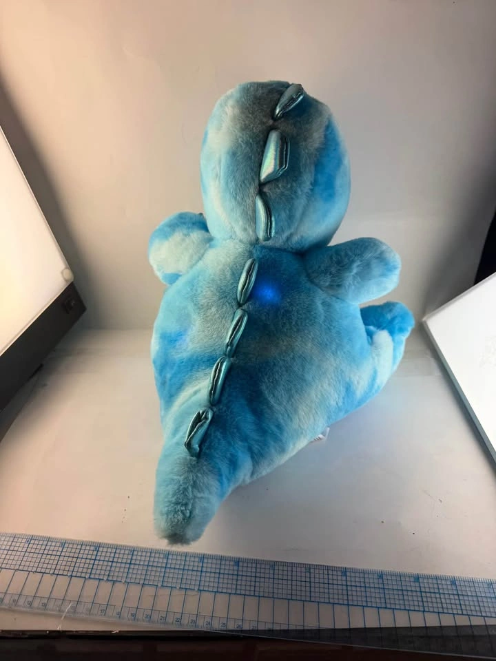 FAO Schwarz Glow Brights Blue Dinosaur Plush (12") - photo 4