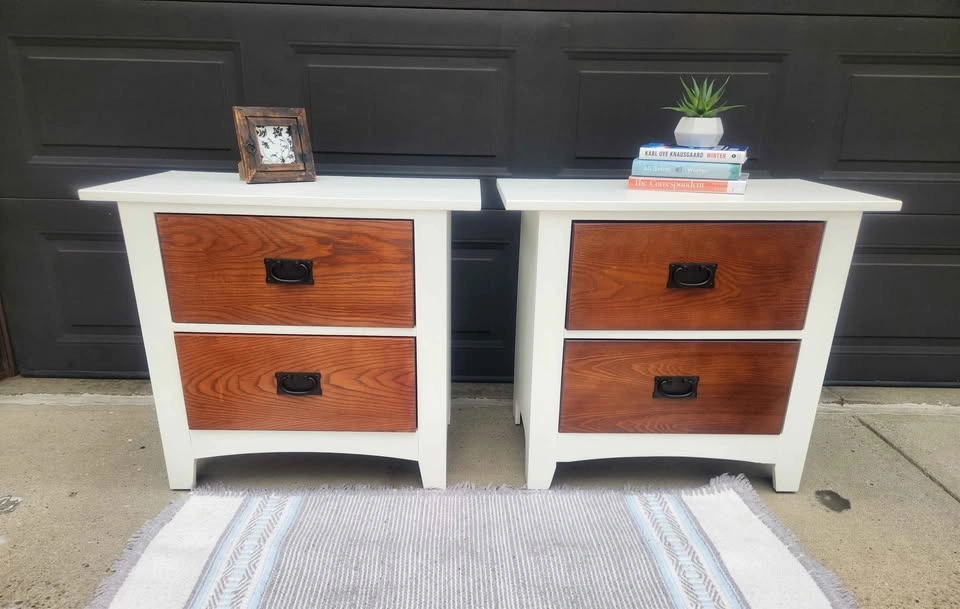 Mission Style Nightstand Set - photo 2