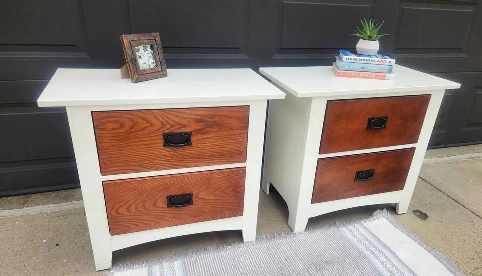 Mission Style Nightstand Set - photo 3