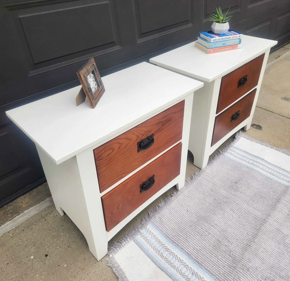 Mission Style Nightstand Set - photo 4