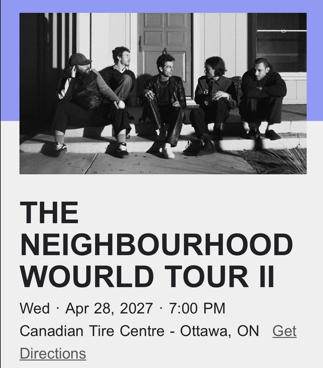 3 The Neighbourhood tickets