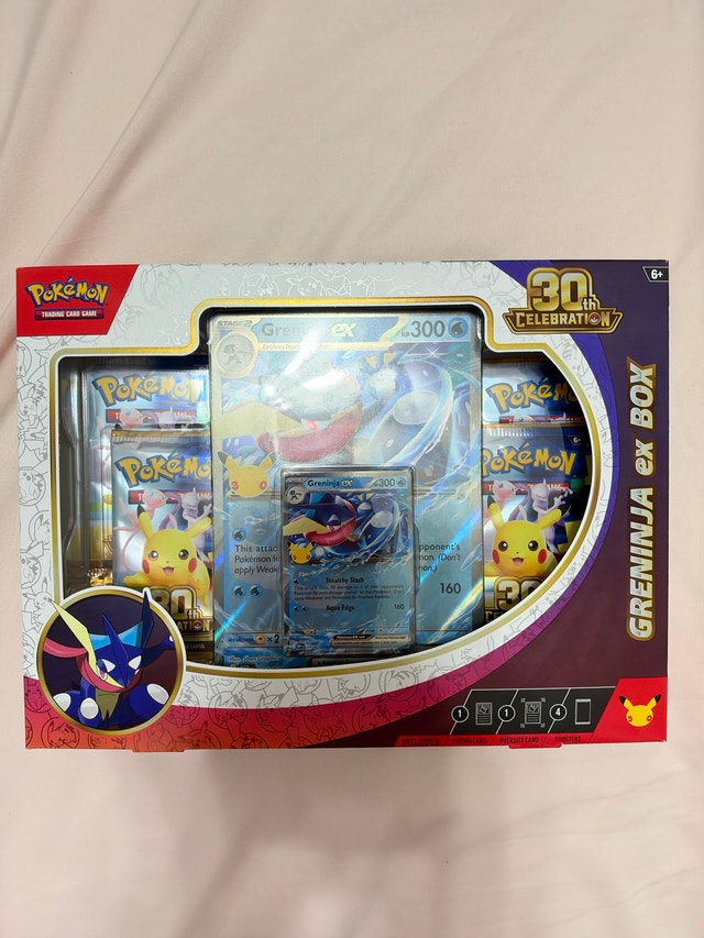 30th Anniversary Greninja EX Box Pokemon