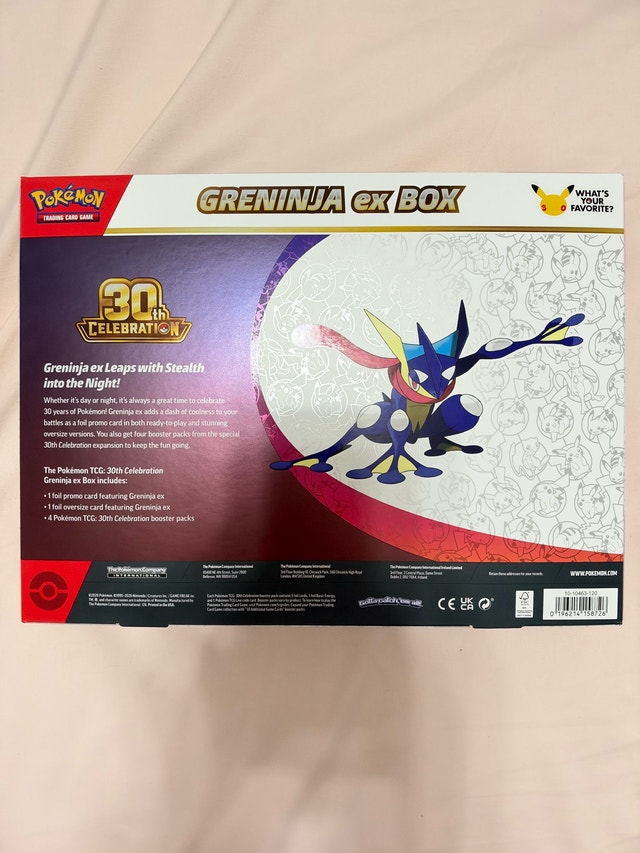 30th Anniversary Greninja EX Box Pokemon - photo 2