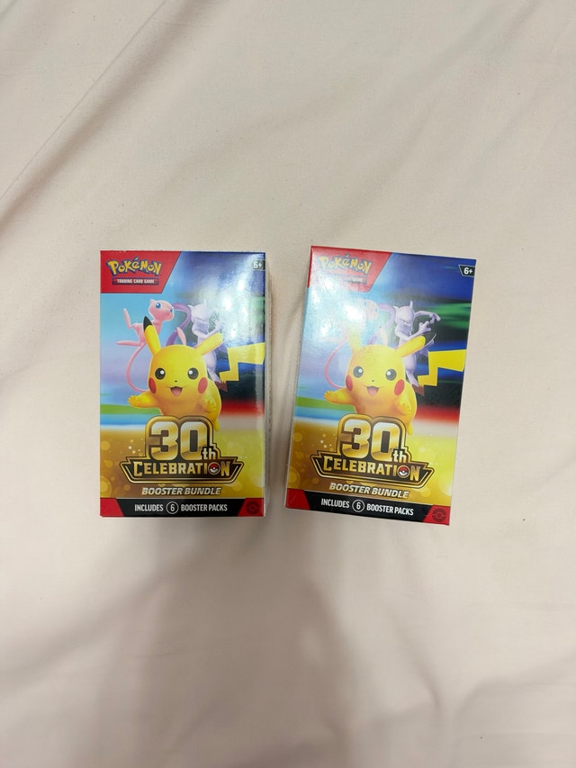 30th Anniversary Pokemon Booster Bundles