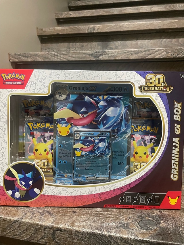 30th Anniversary Pokemon EX Box Greninja