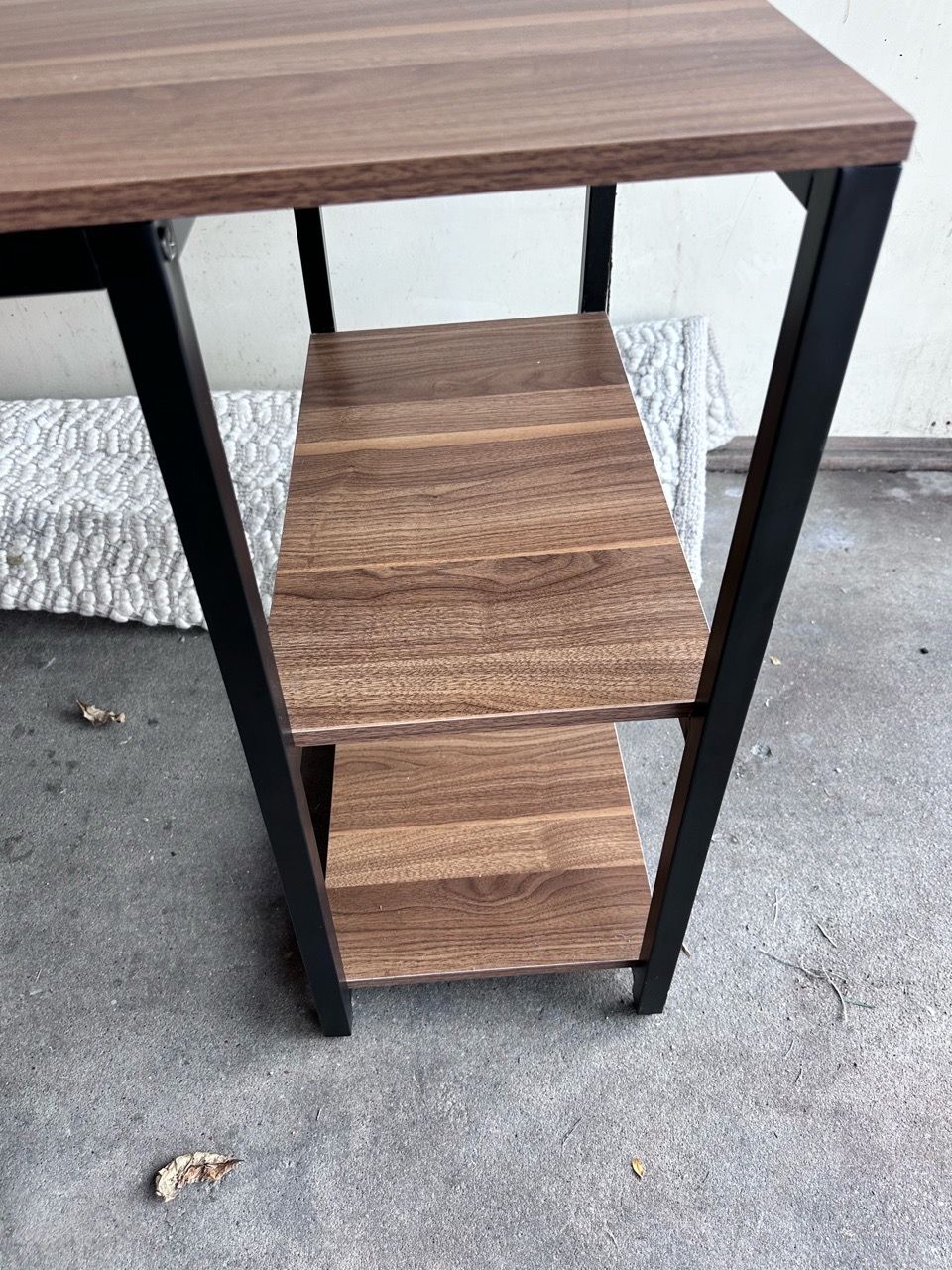 Large 6ft Modern Computer Desk with Shelves – Sturdy - photo 4