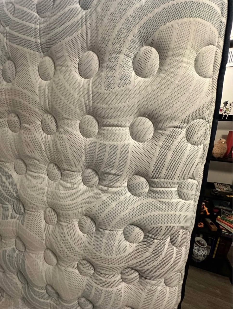 Sealy Twin Mattress and Solid Wood Bed Frame - photo 4